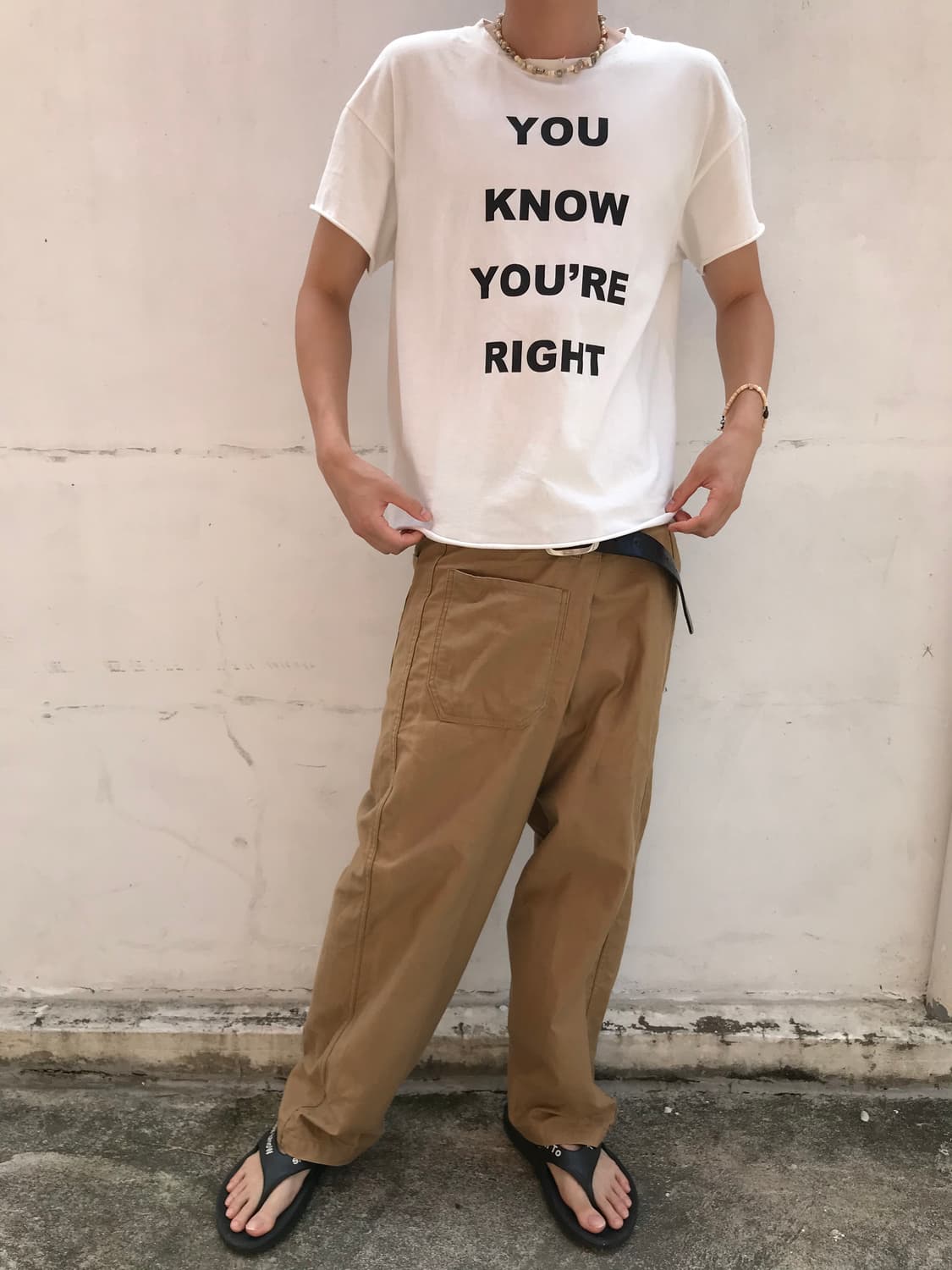 KAEO Raw-Cut T-Shirt 상품이미지7