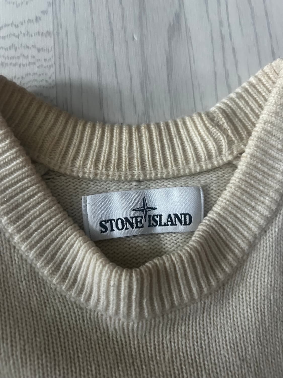 스톤아일랜드 아이보리 니트 (오늘만 14) 빨리 급처 합니다 상품이미지3
