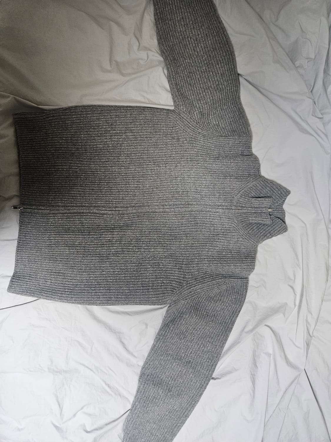 인더로우 풀집업 멜란지그레이 4 상품이미지1