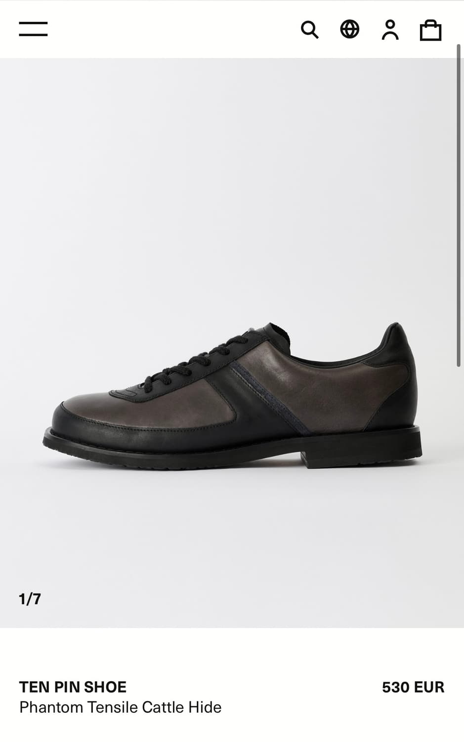 [41,42,43]아워레가시 25fw TEN PIN SHOE 로퍼 상품이미지10