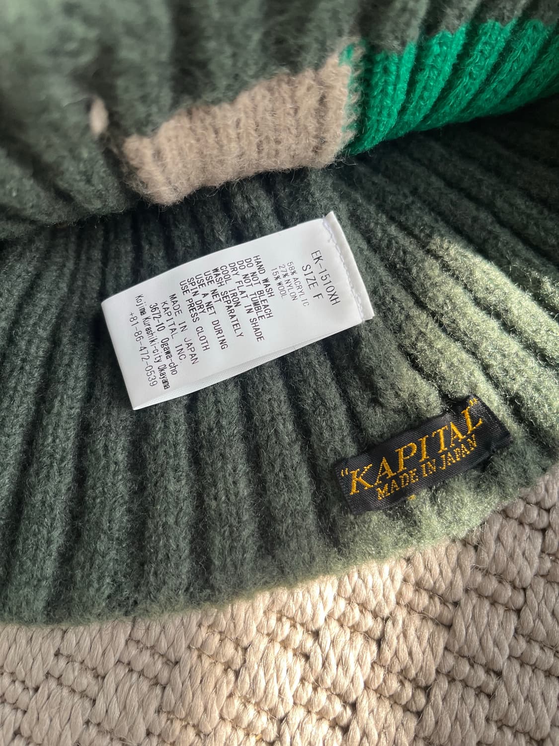 캐피탈 츠키하기 니트캡 상품이미지4