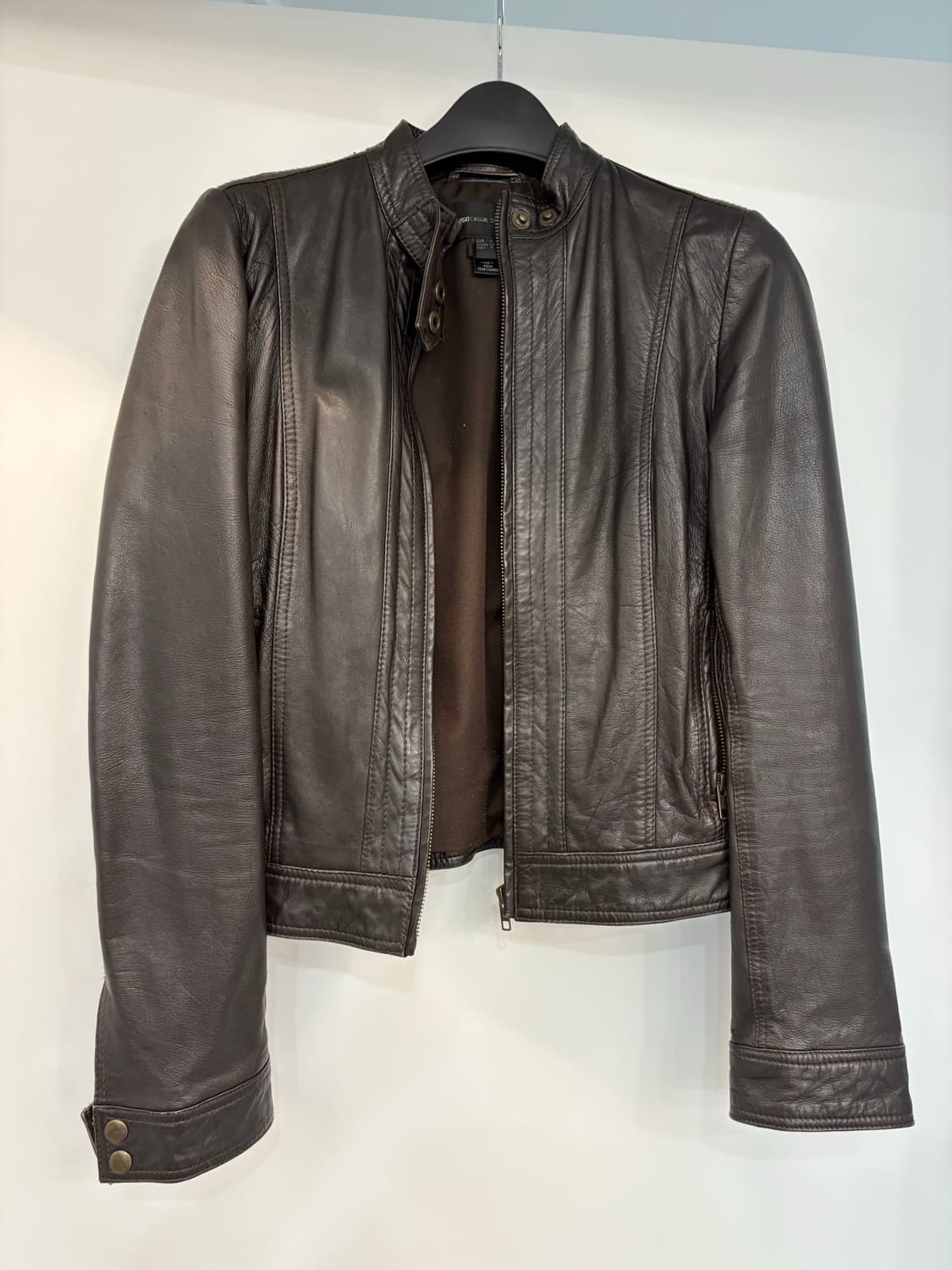 망고 가죽자켓 상품이미지2