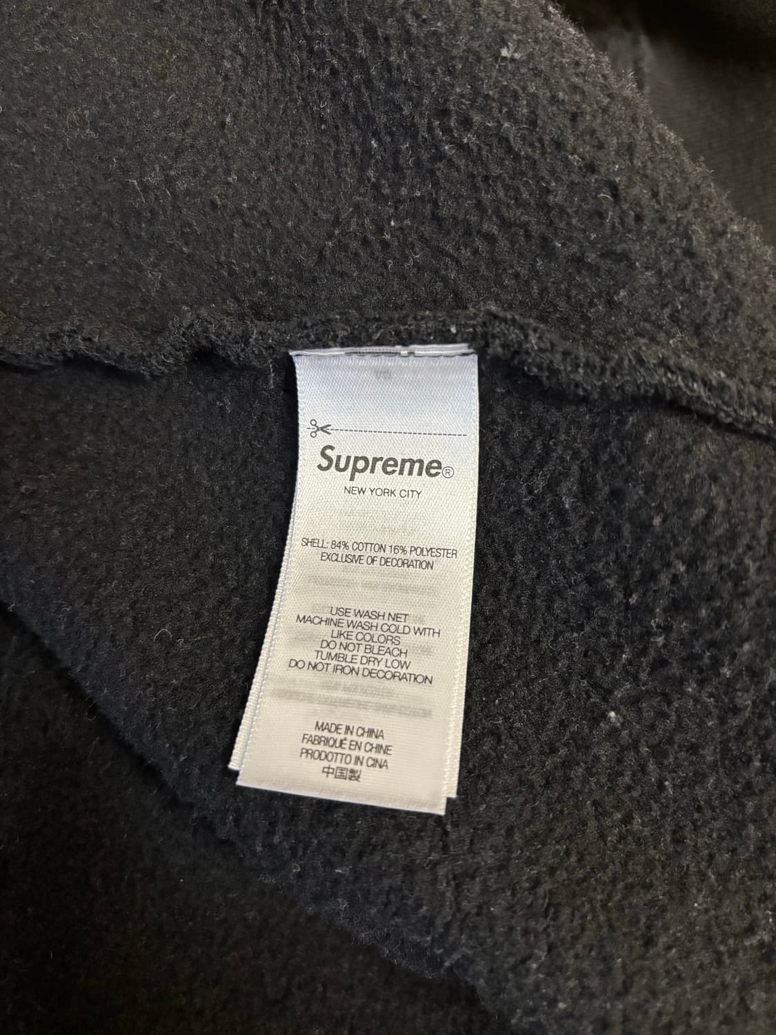 [M] 슈프림 데미안 허스트 집업 후드 블랙 상품이미지6