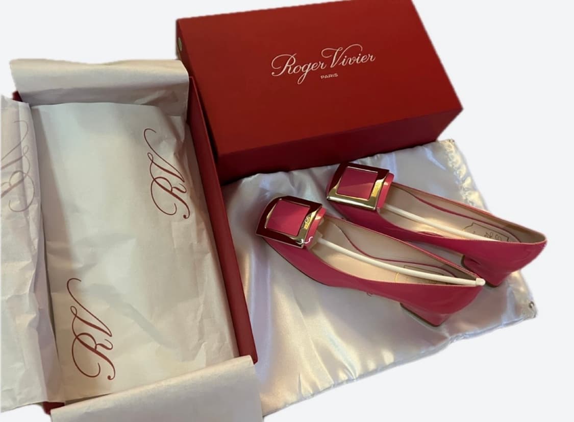 [새상품, 정가150만원대] 로저비비에 페이던트 펌프스🩷 상품이미지3