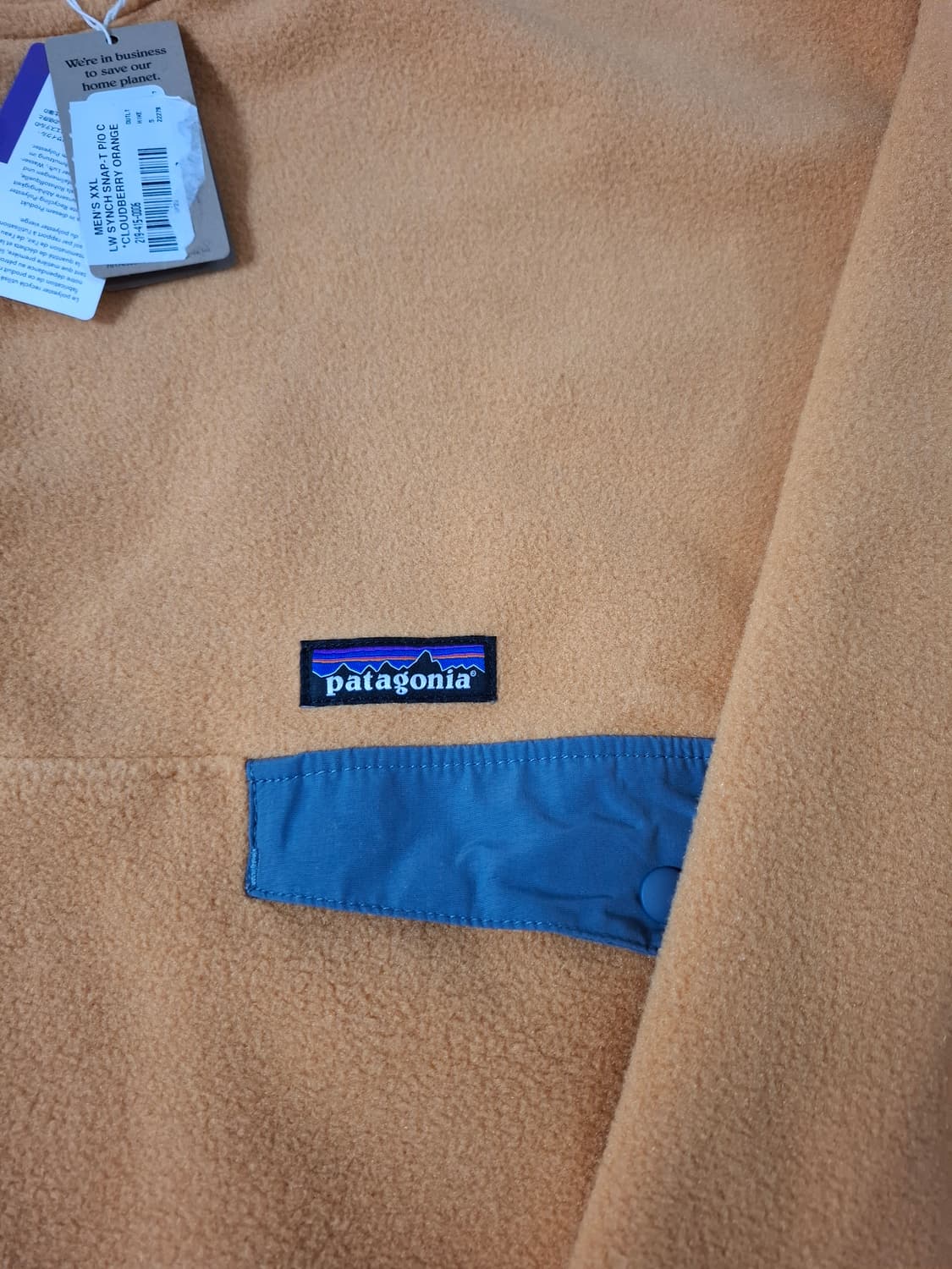 2XL 파타고니아 신칠라 클라우드베리 오렌지 플리스 풀오버 상품이미지2