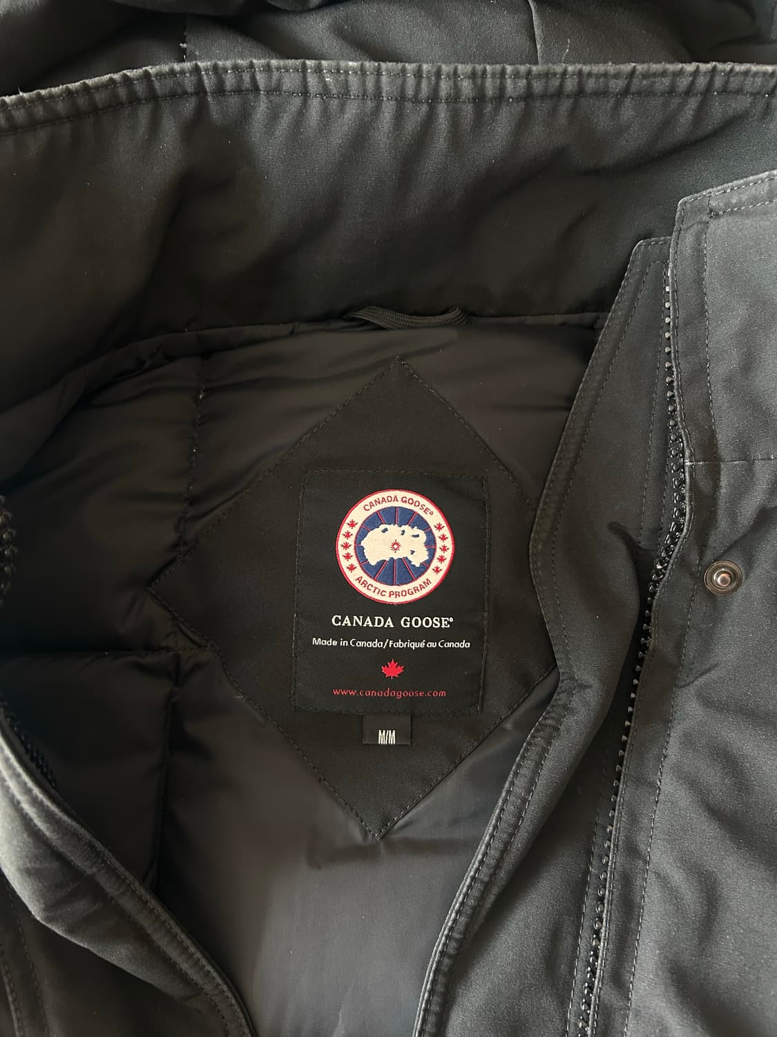 캐나다구스 켄싱턴 여성 롱패딩 블랙 M 상품이미지4