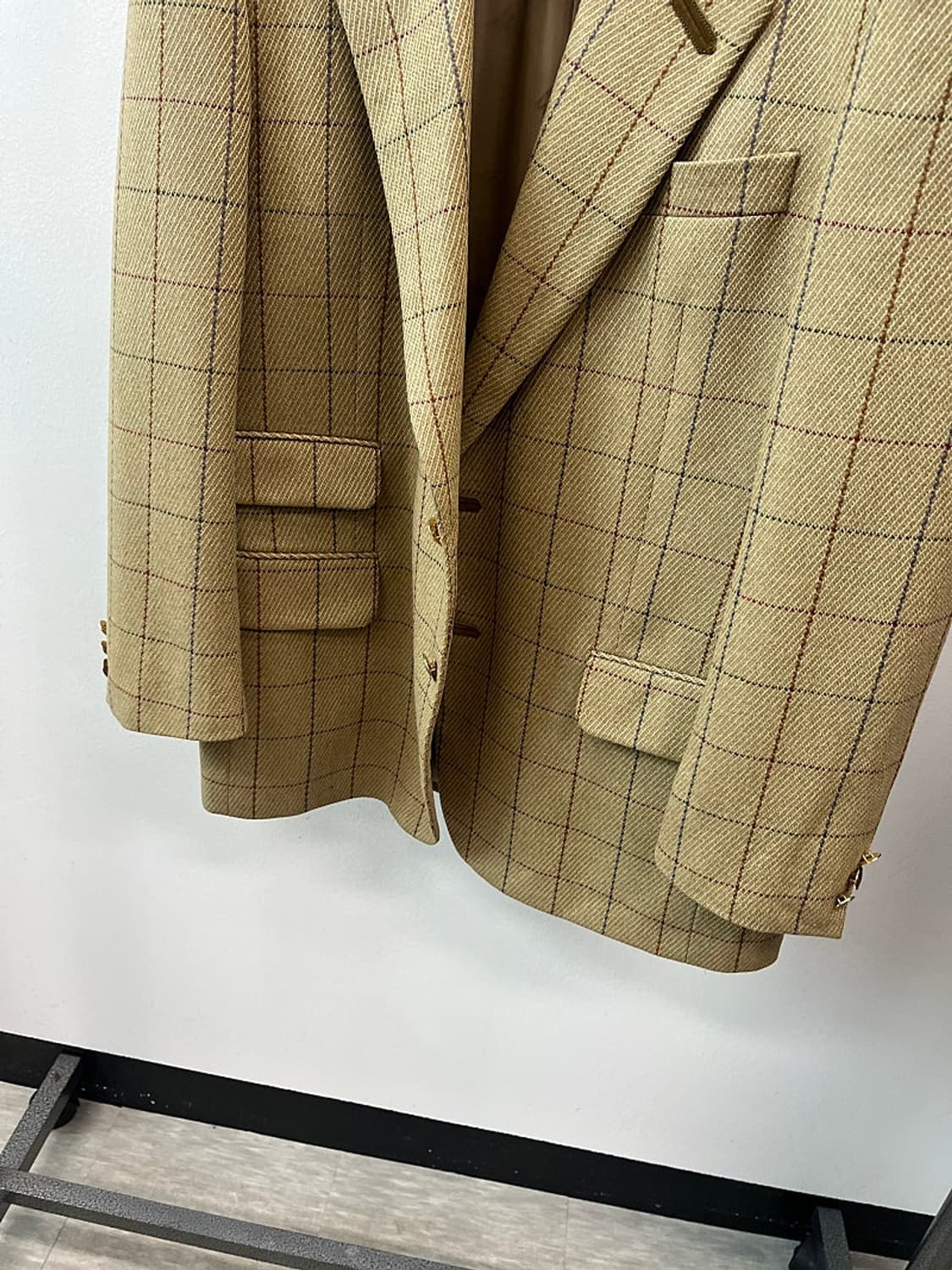 100-105) 닥스 클래식 금장 체크자켓  상품이미지2