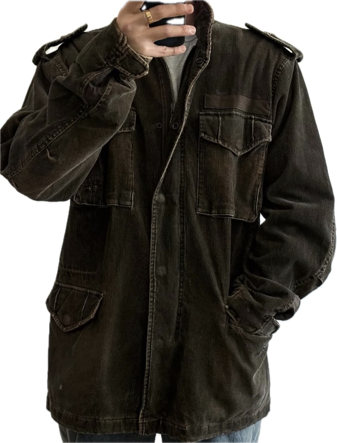 폴로 코듀로이 m65 필드자켓 m 상품이미지5