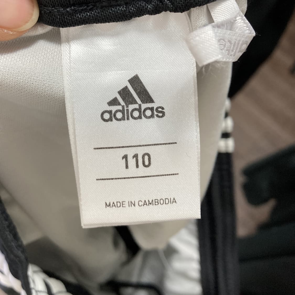 아디다스 남성 기본밴딩반바지 블랙 110  상품이미지3