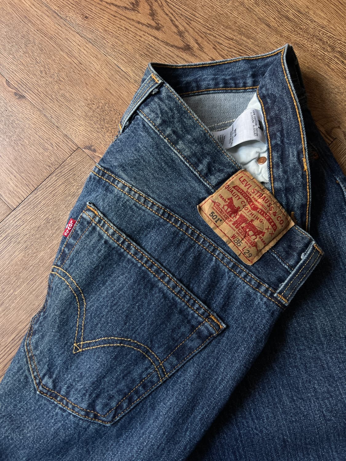 [36]리바이스 501 스트레이트핏 데님 팬츠 상품이미지4