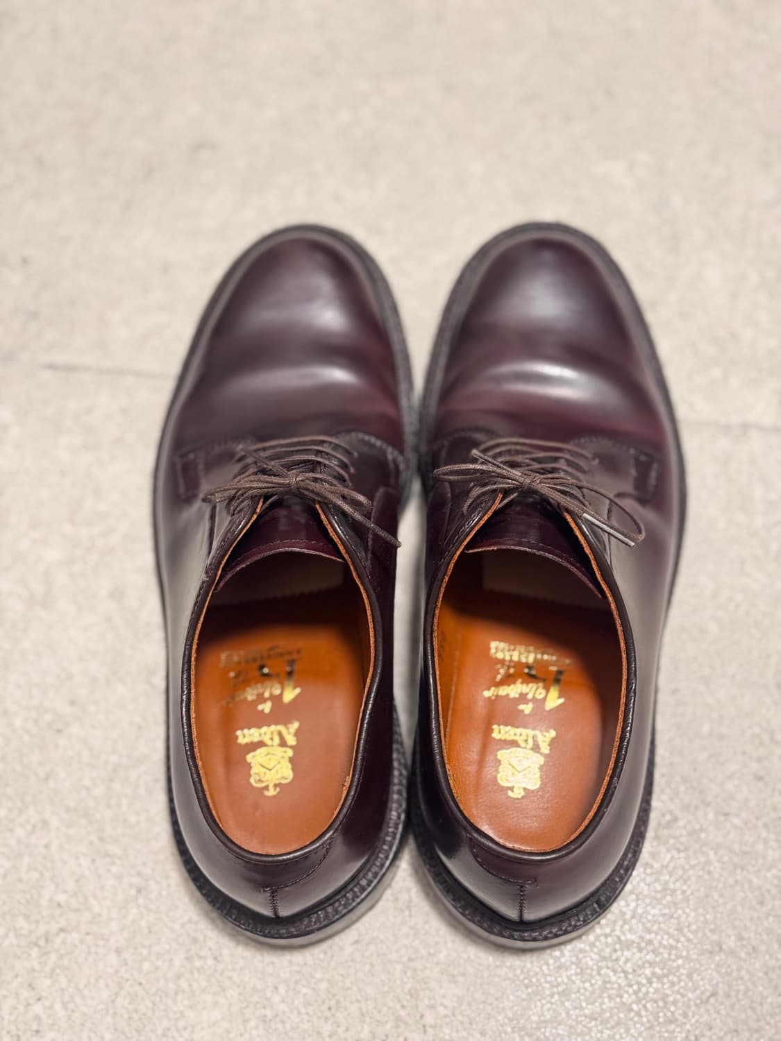 알든 990 코도반 6.5d 버건디 상품이미지4