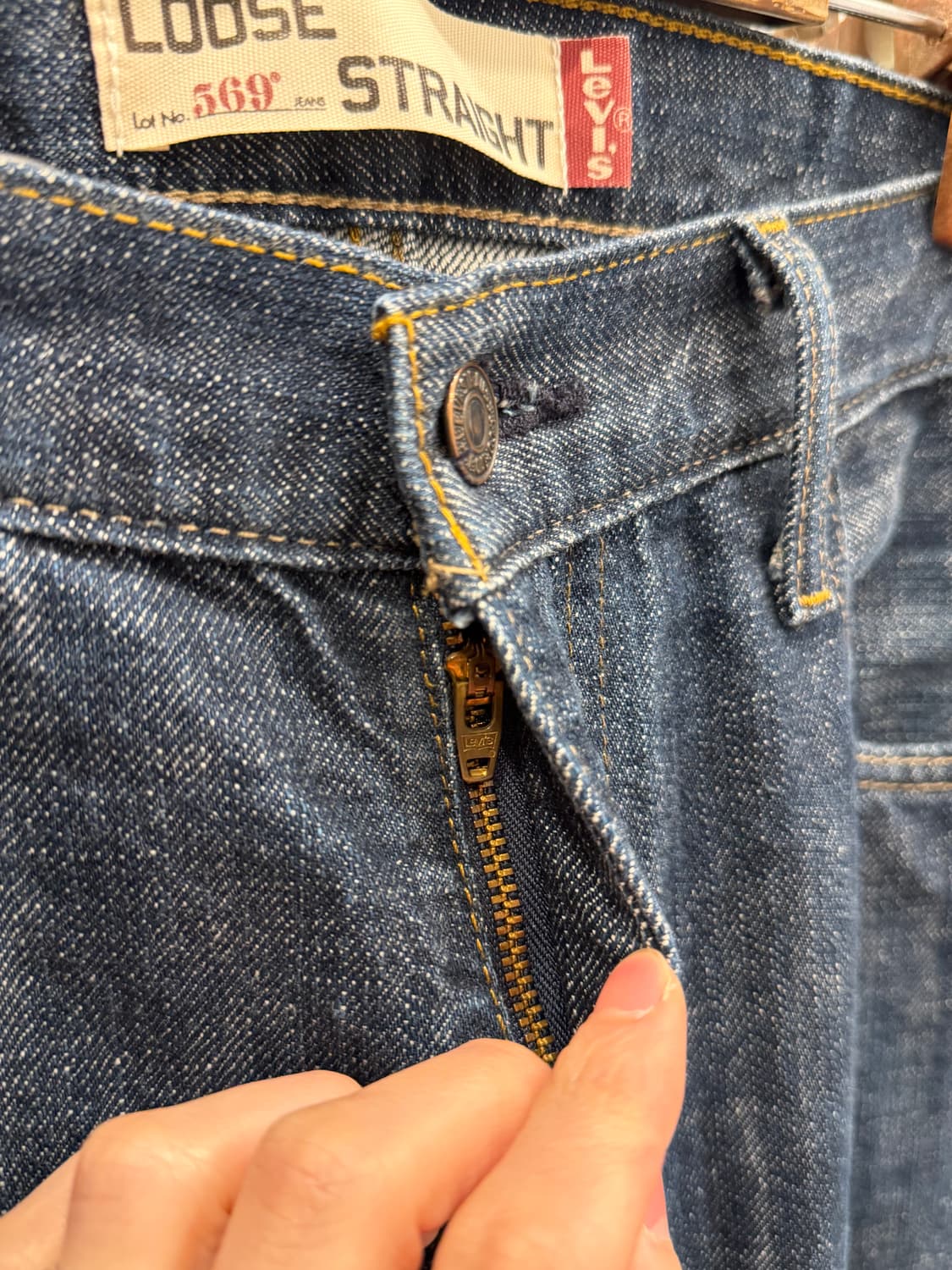 Levis 리바이스 569 인디고 데님 팬츠 (35inch) 상품이미지4