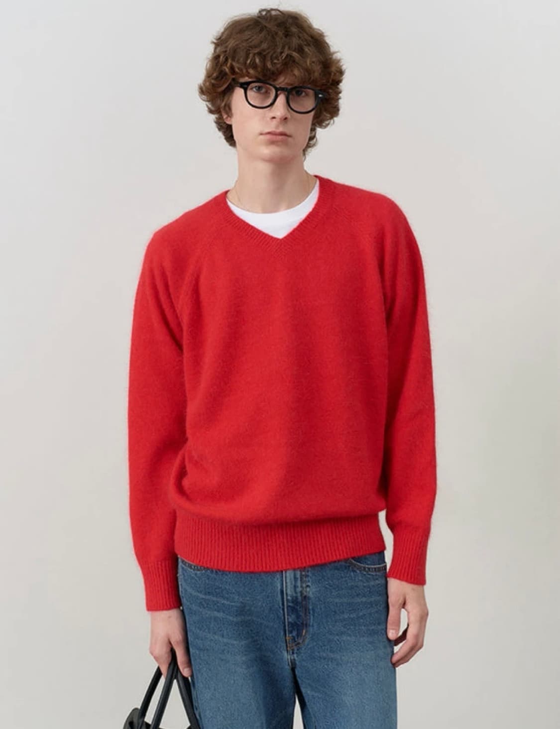 던스트 브이넥 니트 상품이미지1