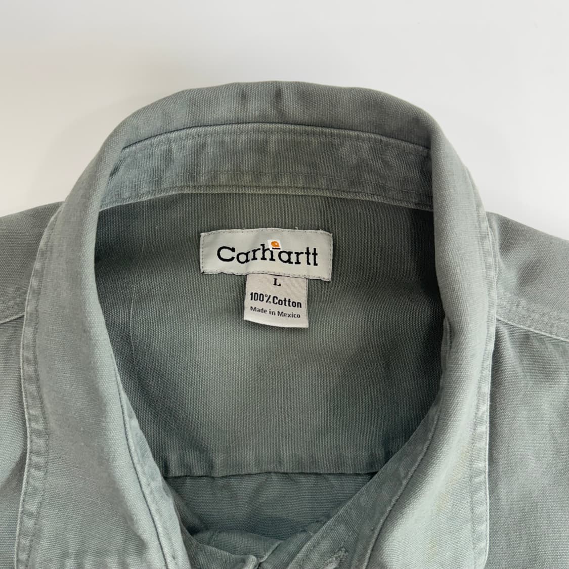 Carhartt 칼하트 원포켓 카키 반팔셔츠   상품이미지5