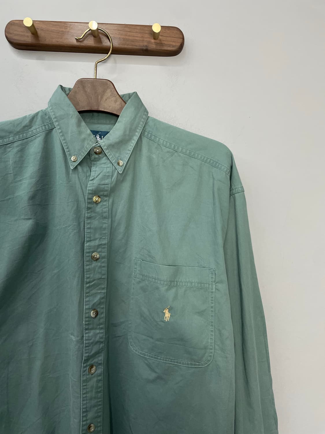 폴로 랄프로렌 그린 포켓 셔츠 H1028 상품이미지3