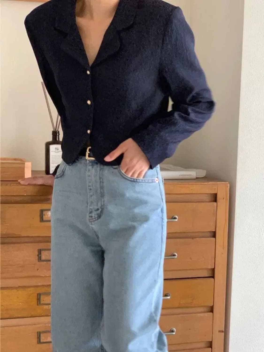 위드아웃썸머 베니스 자켓 (네이비) 상품이미지1