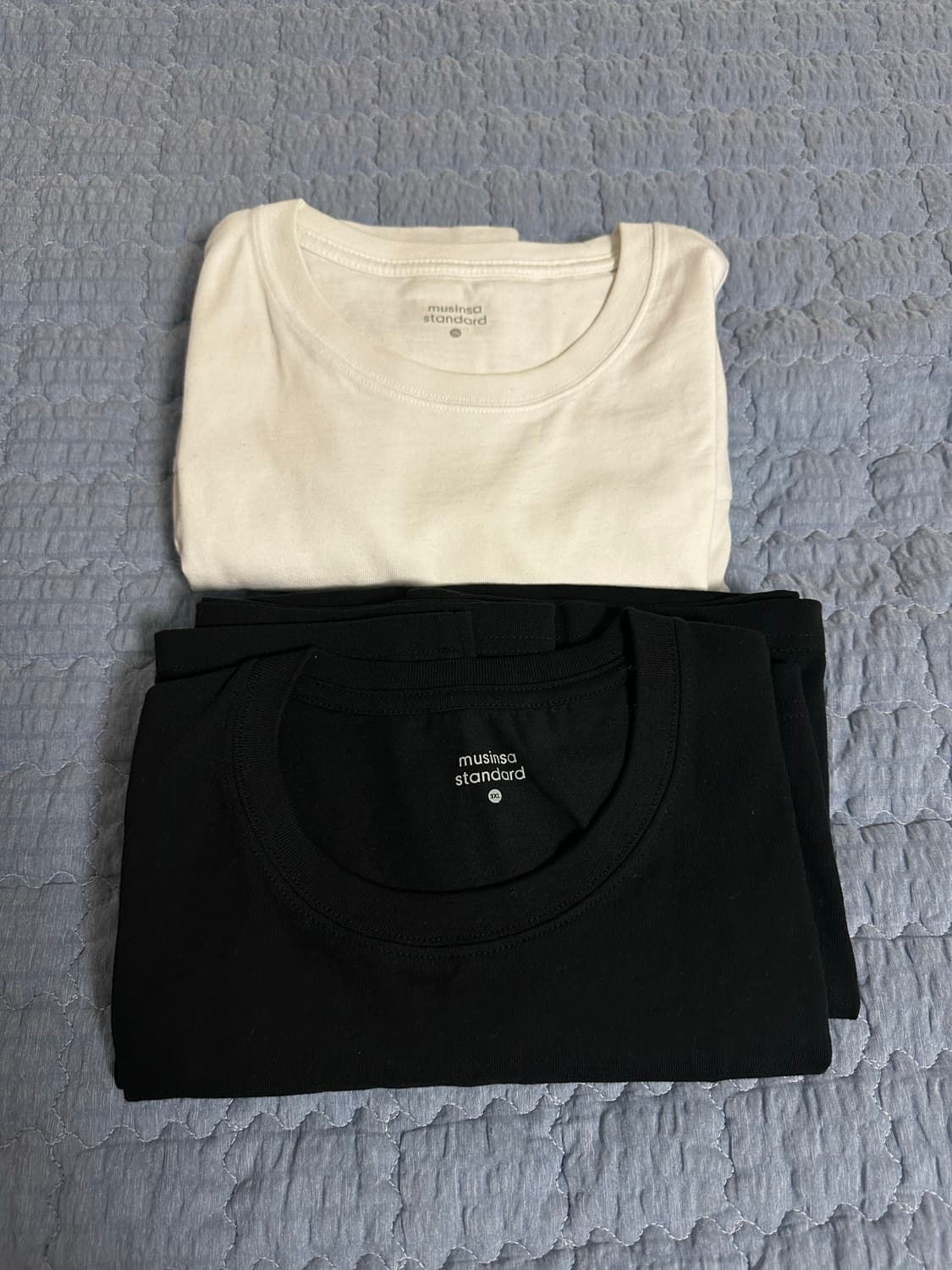 [3XL] 무신사 스탠다드 베이식 긴팔 티셔츠 2개 일괄 롱슬리브 상품이미지1