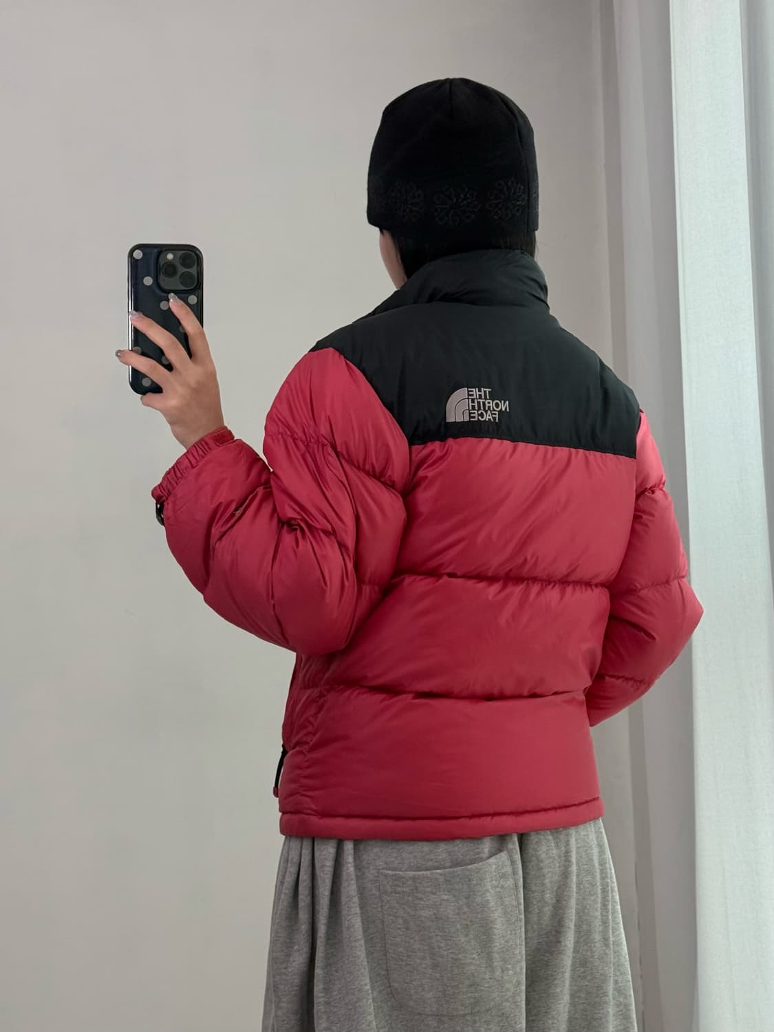 노스페이스 레드 눕시 패딩 상품이미지5