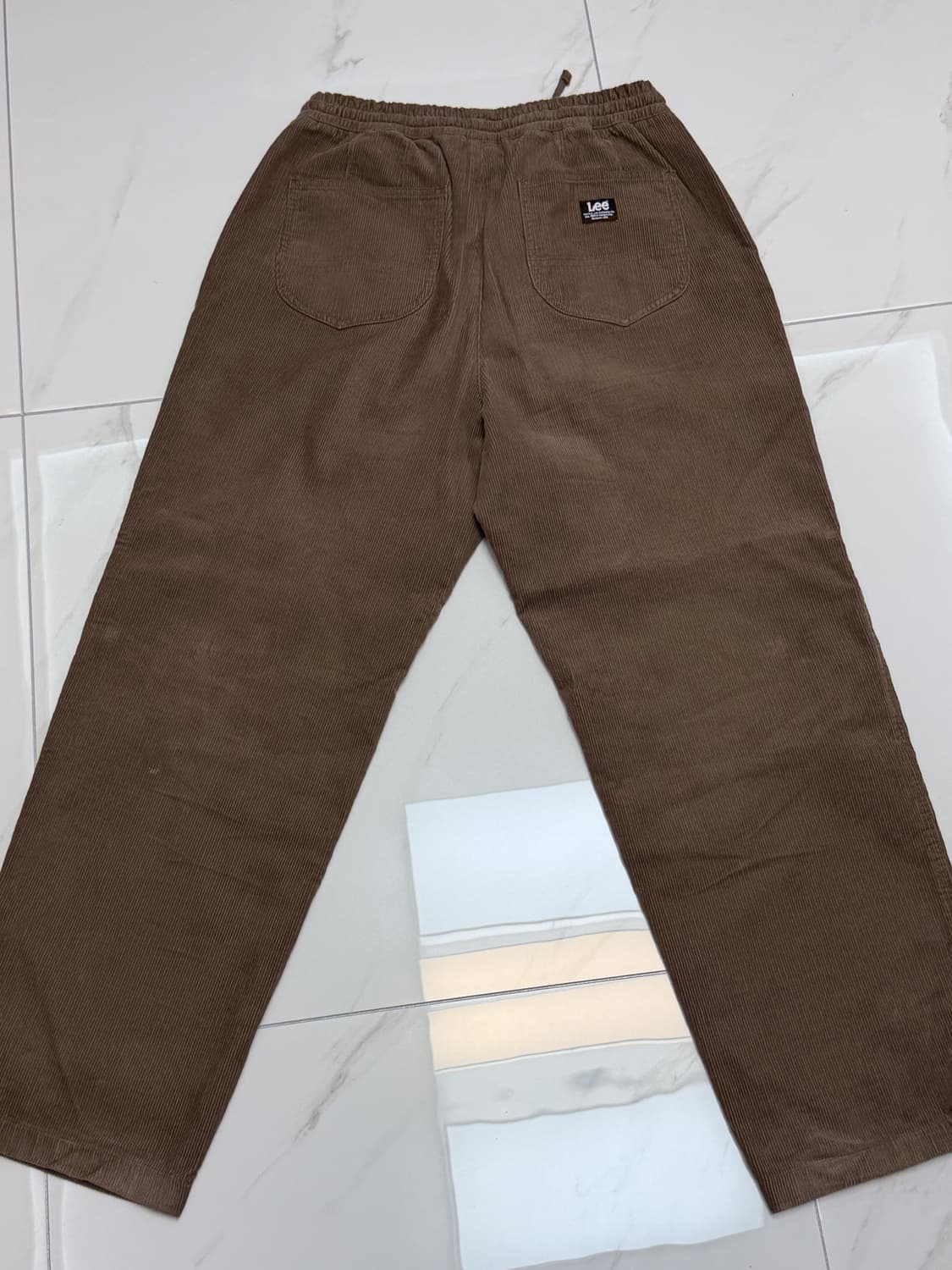 [M] 리 코듀로이 이지 팬츠 브라운 상품이미지4