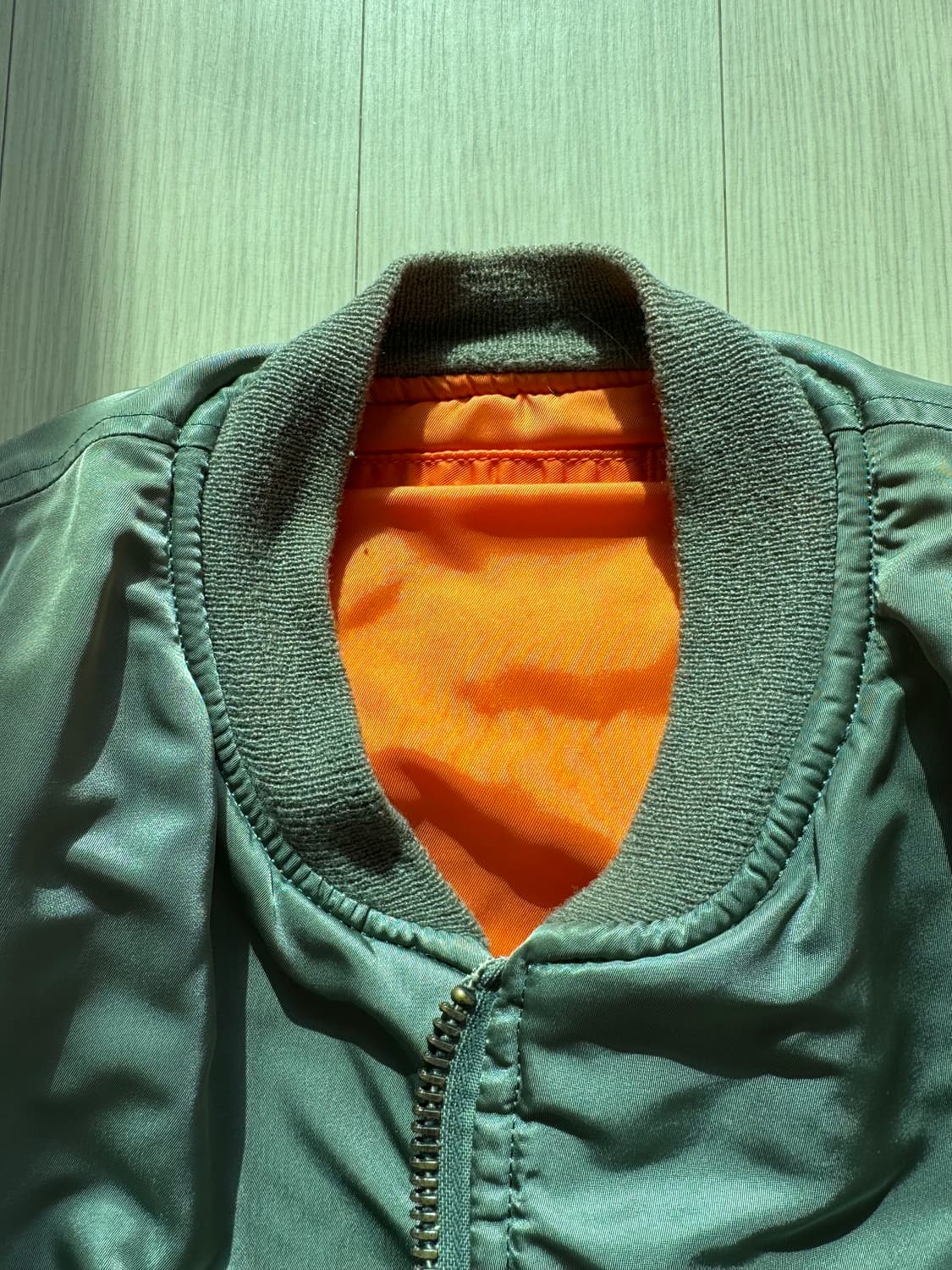 알파인더스트리 ma-1 정밀복각 빈티지 상품이미지4