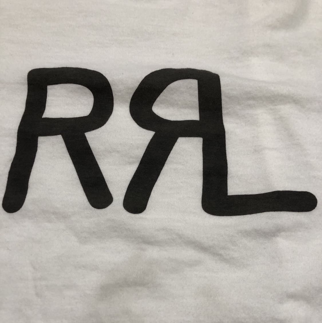 랄프로렌 RRL 로고 코튼 저지 티셔츠 화이트 상품이미지2