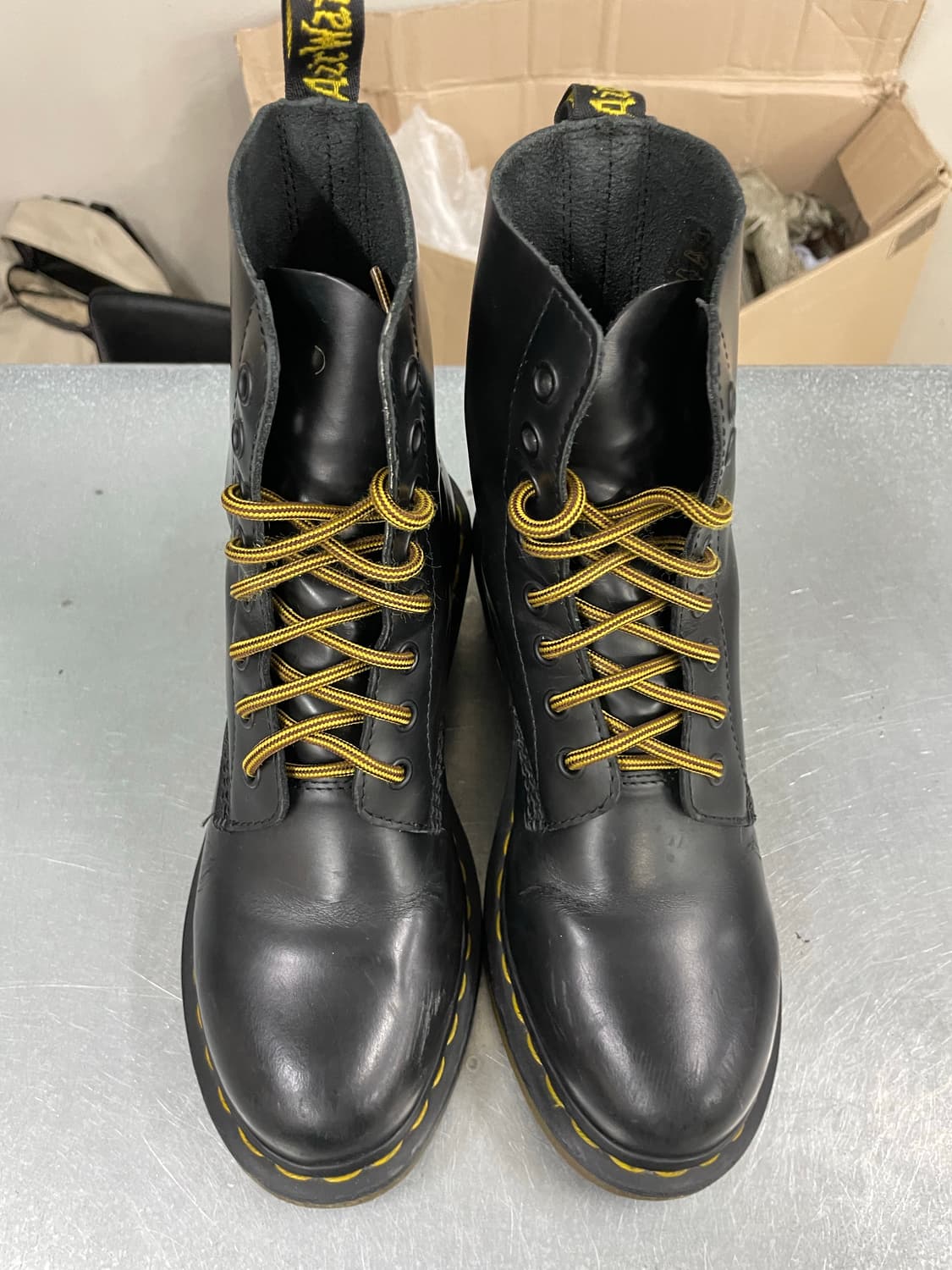 닥터마틴 클레먼시 가죽 힐 레이스업 UK4 (gr-4016) 상품이미지5