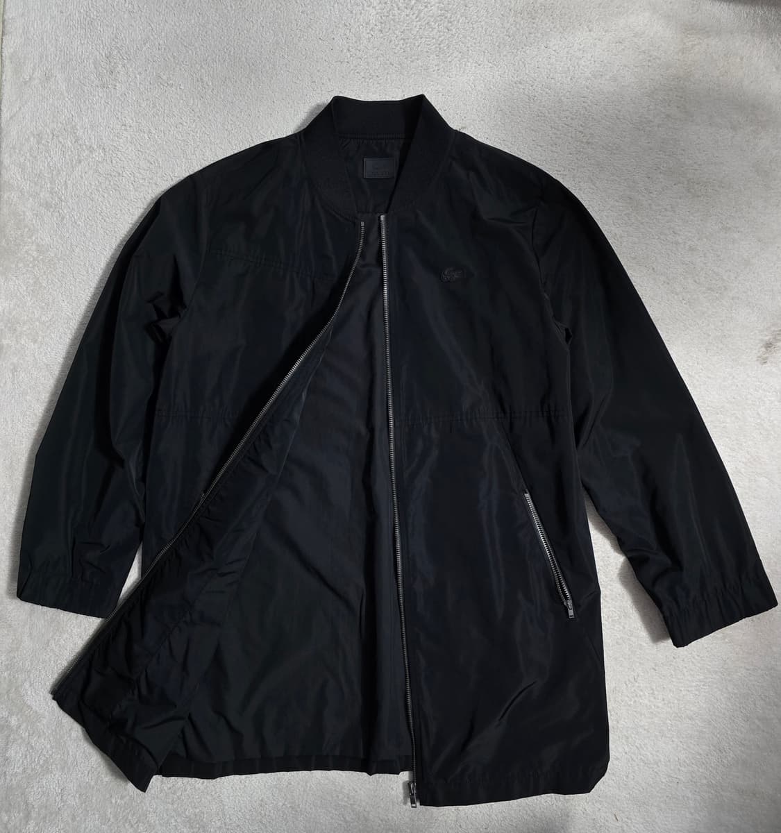 라코스테 lacoste 여성 항공 경량 코트 블랙 36(M)사이즈 상품이미지2