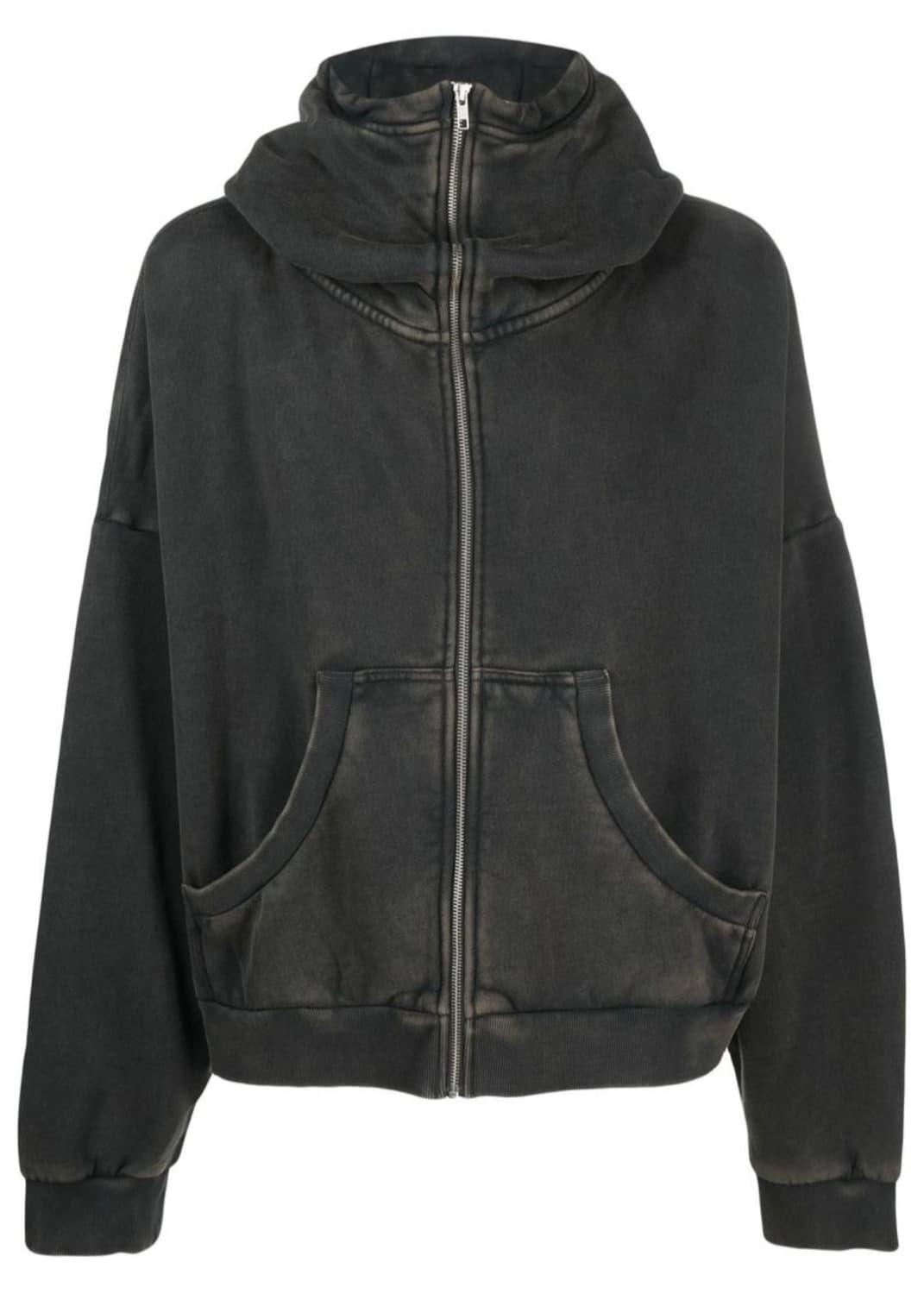 엔타이어 스튜디오 풀 집 워시드 블랙 후드집업 상품이미지2