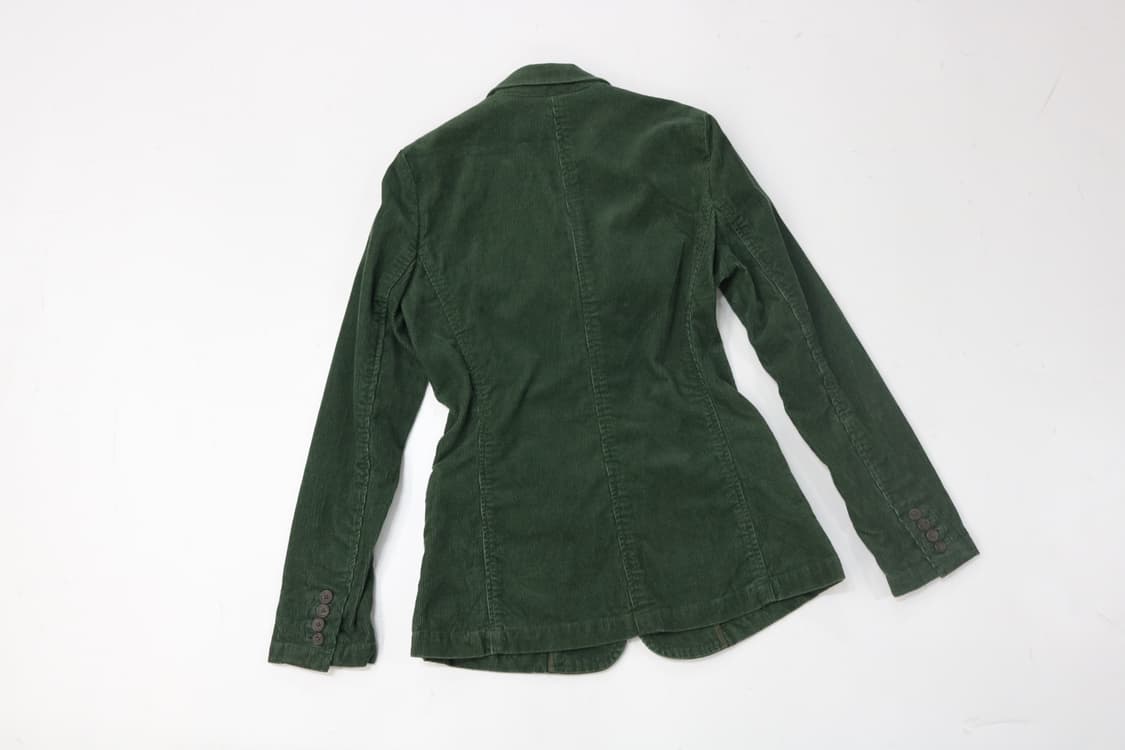 Racy Jeans 빈티지 딥그린 코듀로이 테일러드 자켓 (S) 상품이미지6