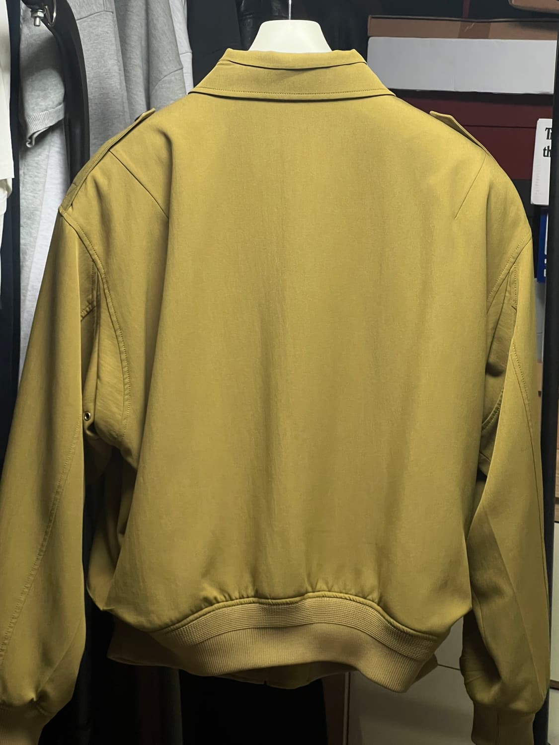 렉토 빈티지 크리즈 점퍼 올리브 판매 (변우석 착용) 정가 59.5 상품이미지4