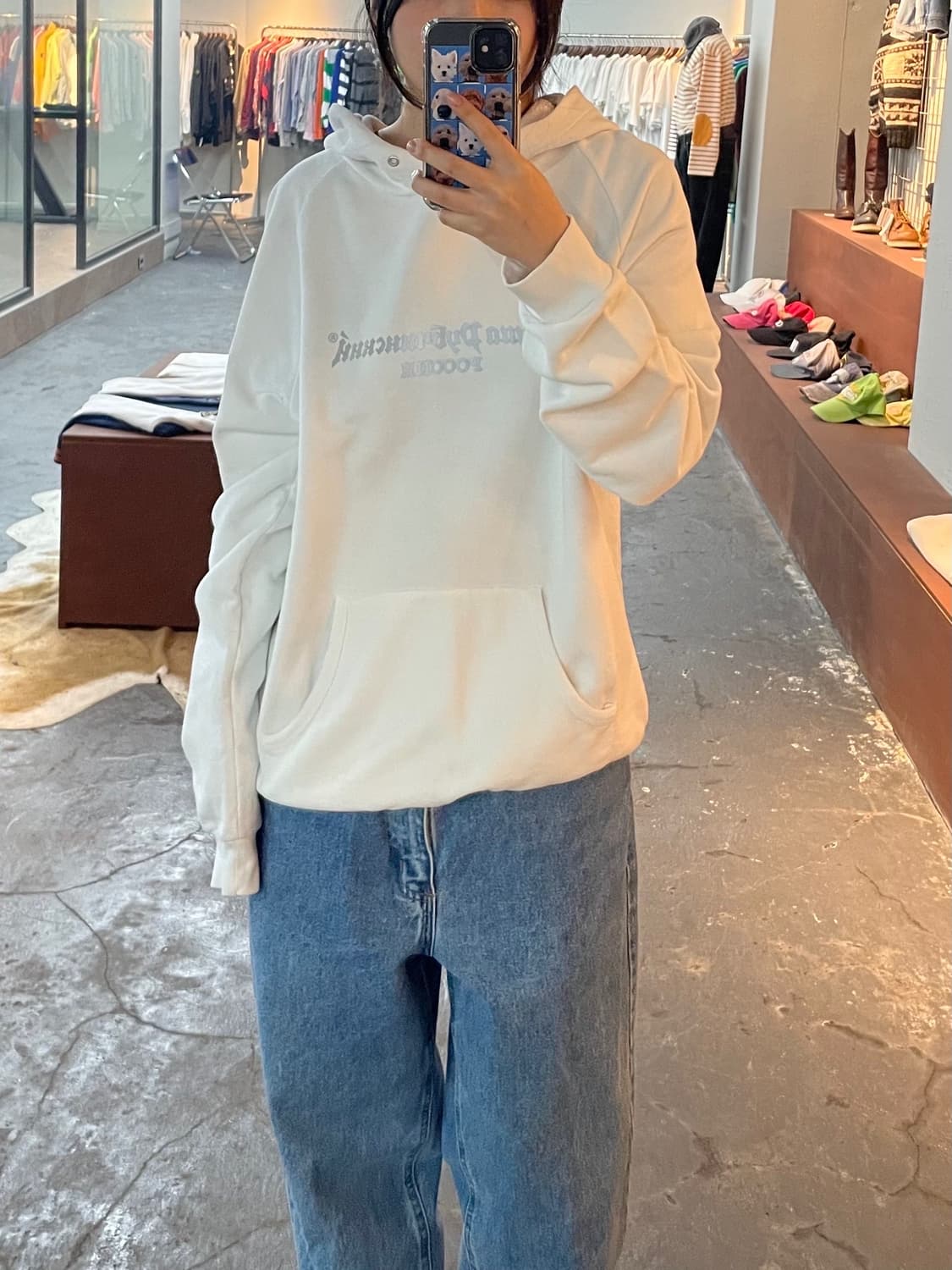 고샤루브스키 스펠아웃 후드티 H253 상품이미지1