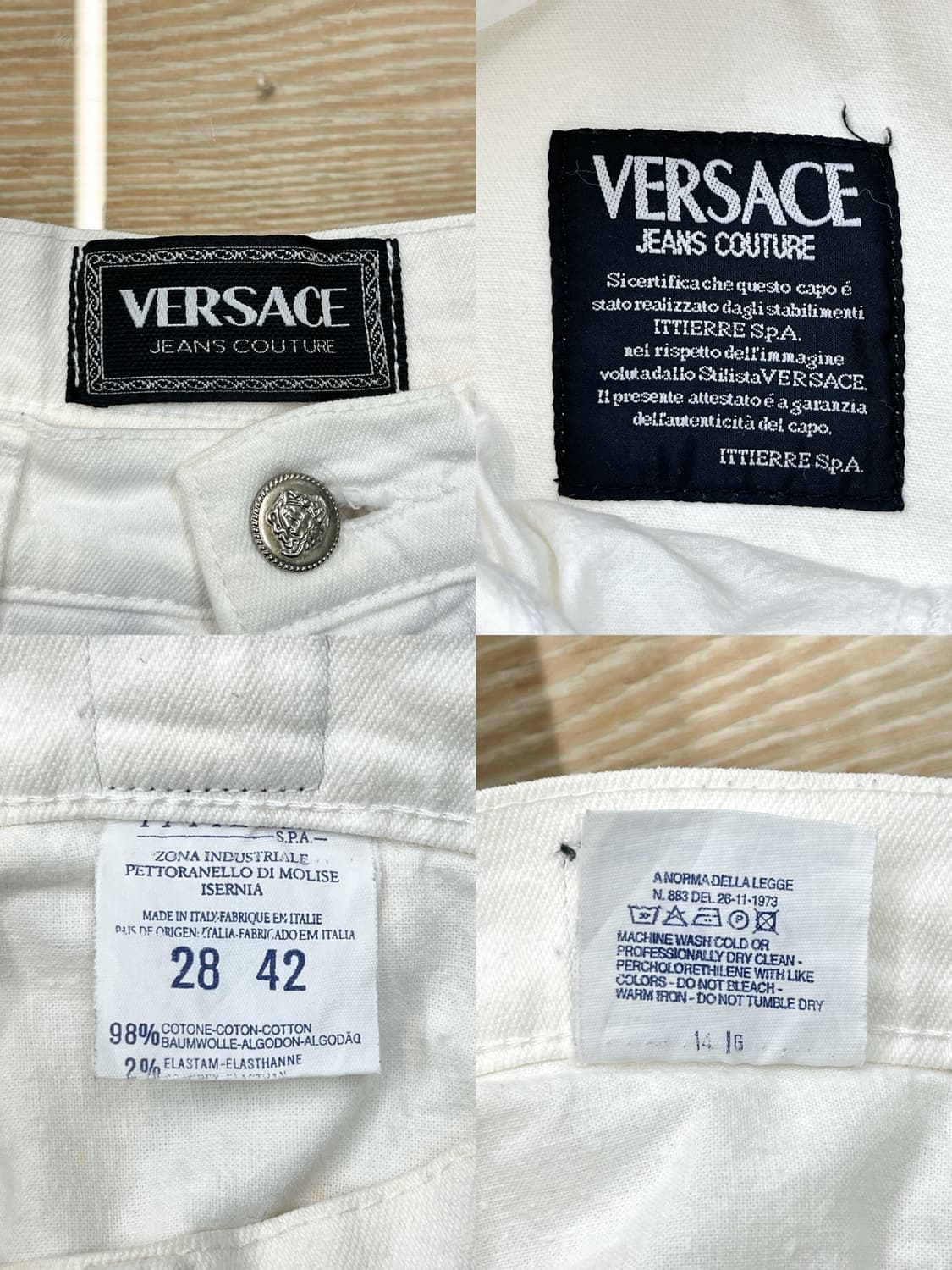 베르사체 메두사 코튼 팬츠 상품이미지8