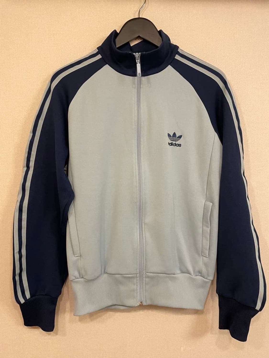 아디다스 파이어버드 트랙탑 져지 L 회색 네이비 상품이미지1