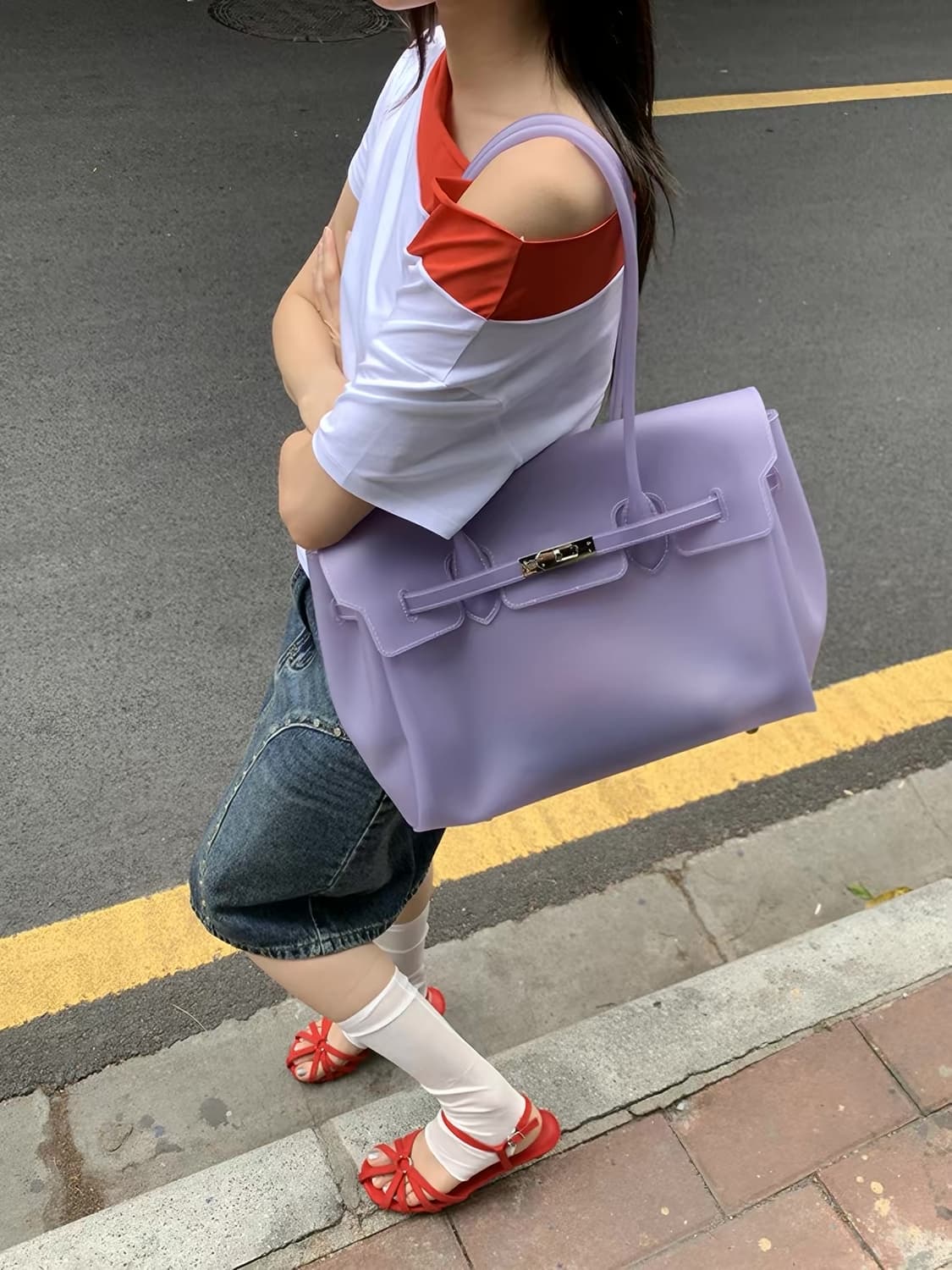 당일배송✨[tpu소재 ,고퀄리티💖] 키키 젤리백 젤리버킨백 상품이미지2