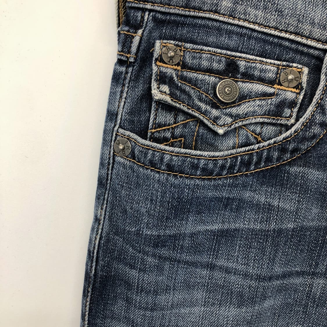 트루릴리전 RICKY USA 릴렉시드 데님진 30 인치 상품이미지2