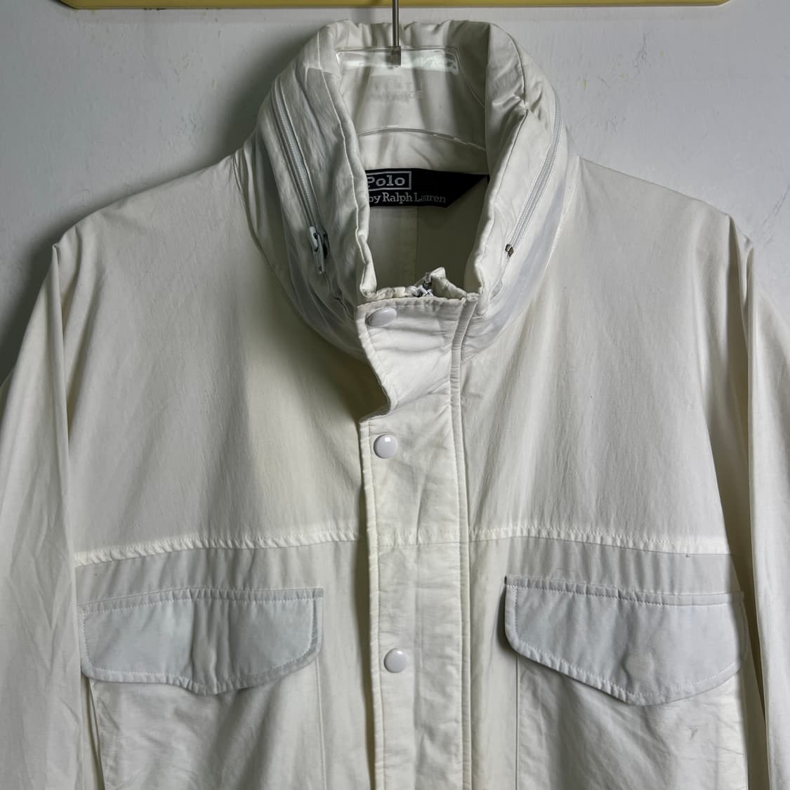 폴로 랄프로렌 스포츠 화이트 유틸리티 나일론 필드 자켓 100 상품이미지5