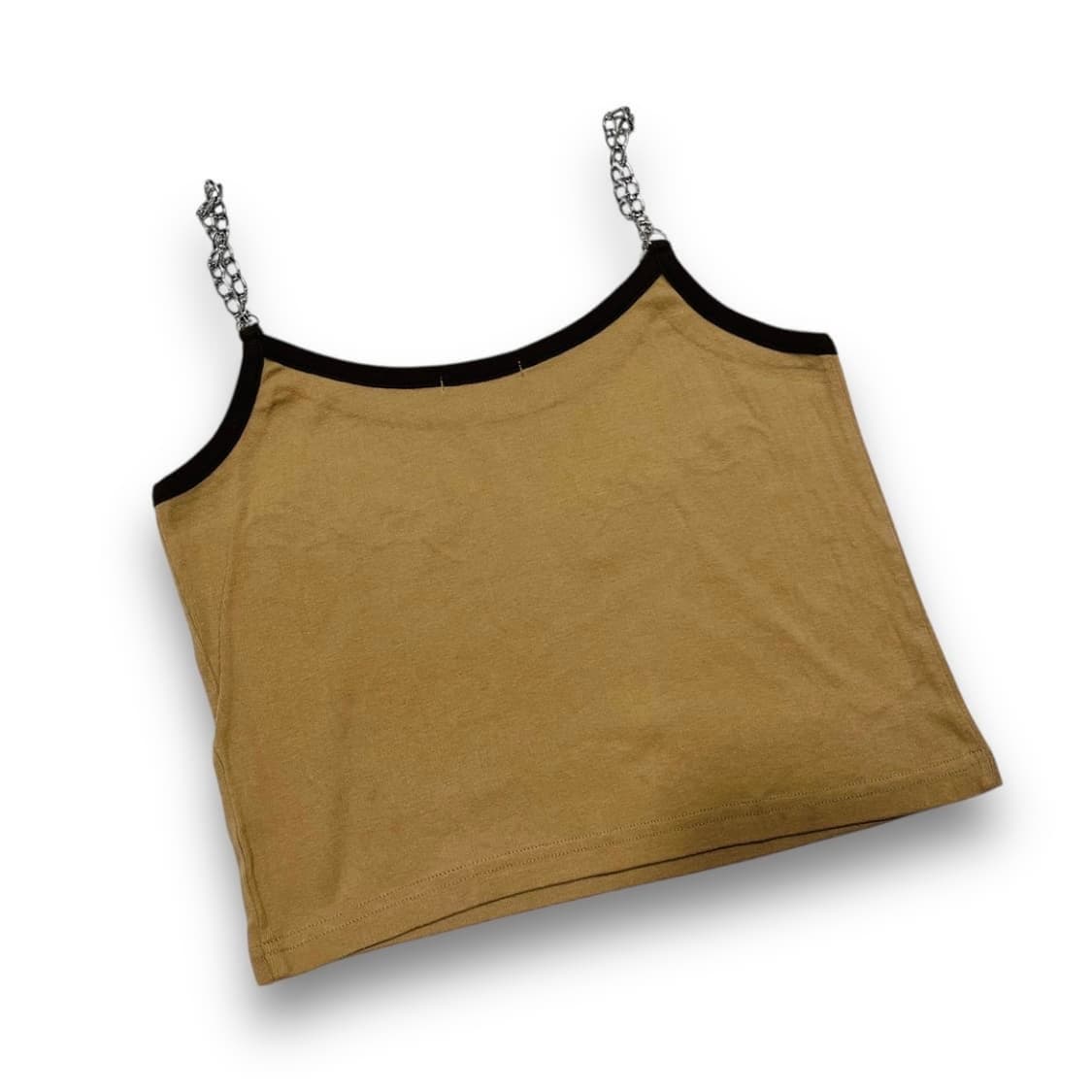 Faith Tokyo 체인 트라이벌 디테일 크롭 슬리브리스 상품이미지3