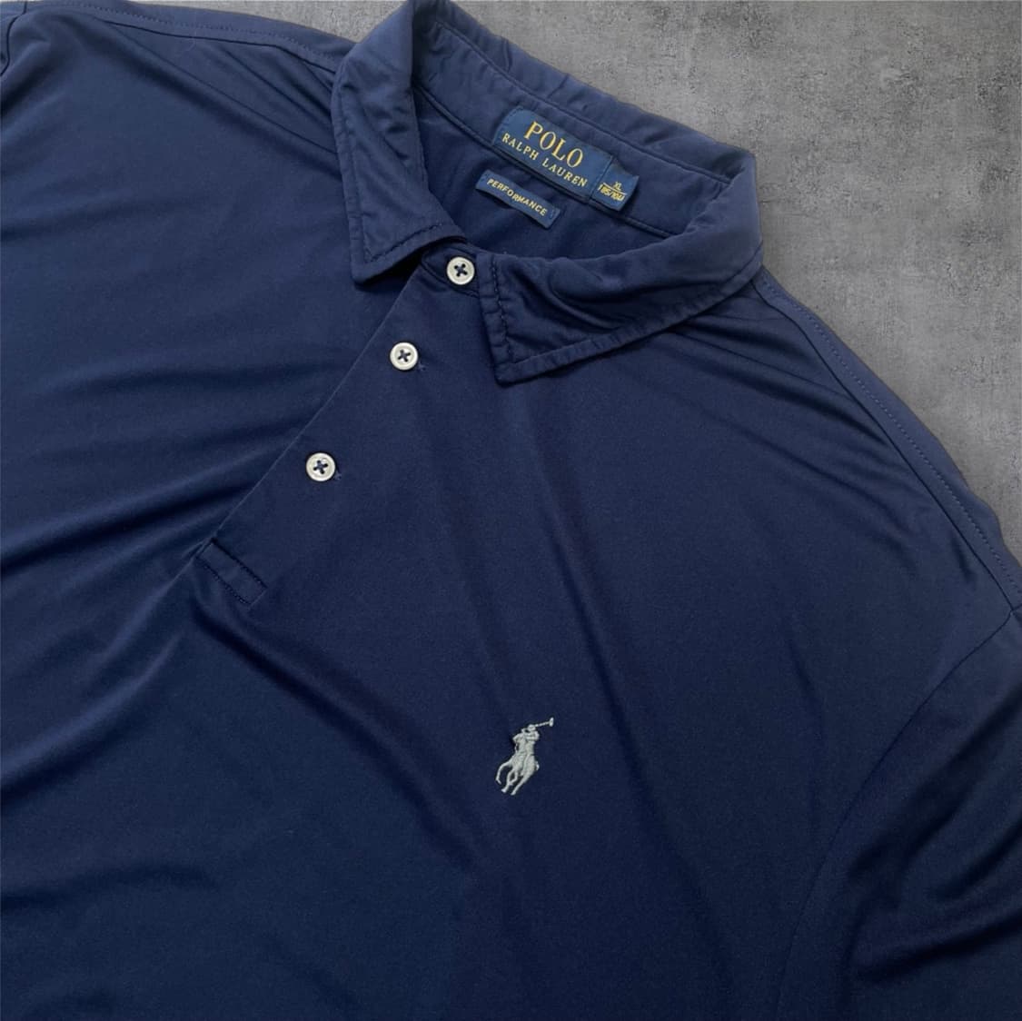 폴로 랄프로렌 네이비 퍼포먼스 기능성 반팔 카라티 XL 상품이미지4