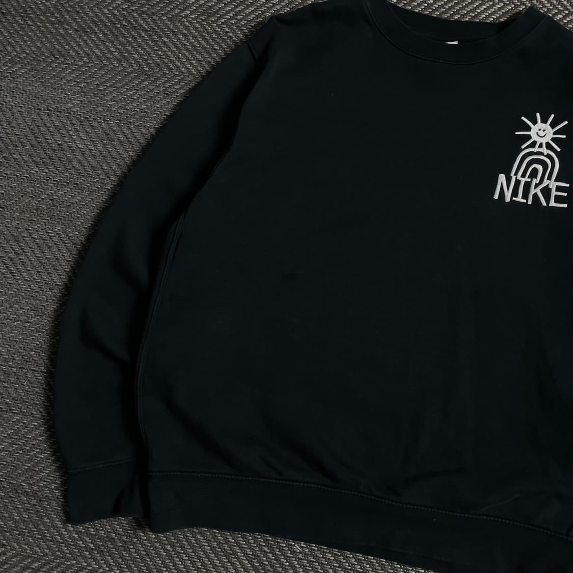 나이키 빅로고 스웻 맨투맨 블랙y 4834 상품이미지4