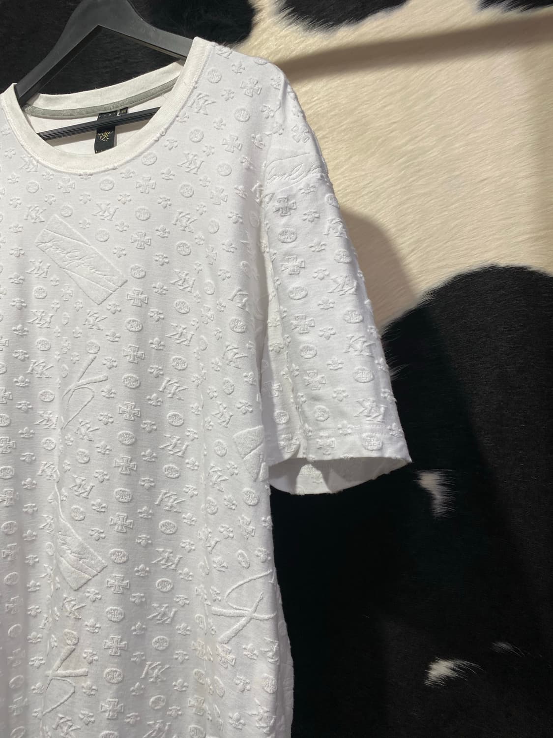 Karl kani kk이니셜 엠보 반팔 티셔츠 상품이미지4