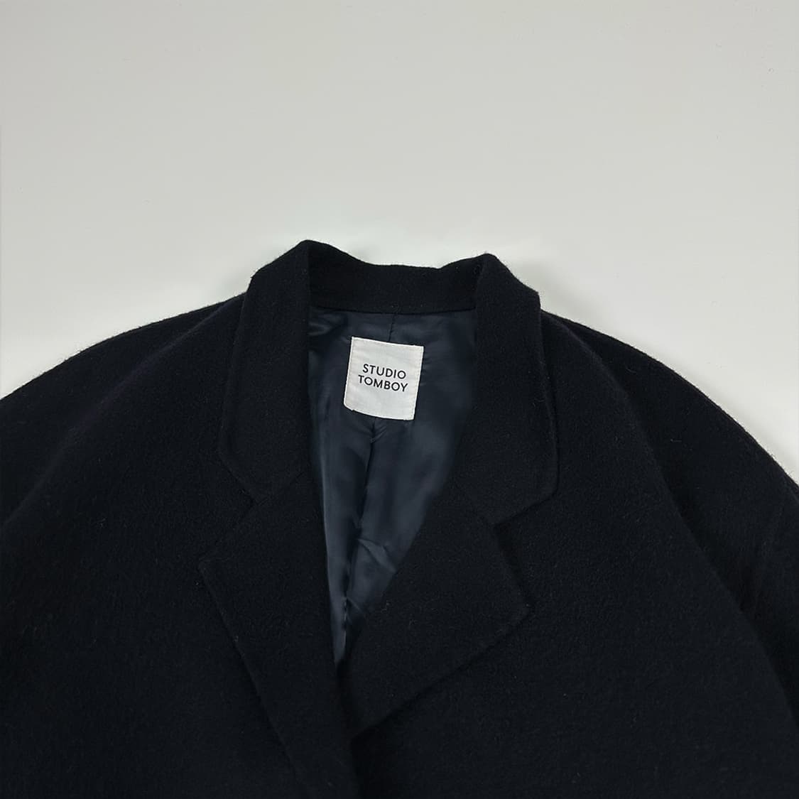 스튜디오톰보이 울 70% 싱글코트 상품이미지3