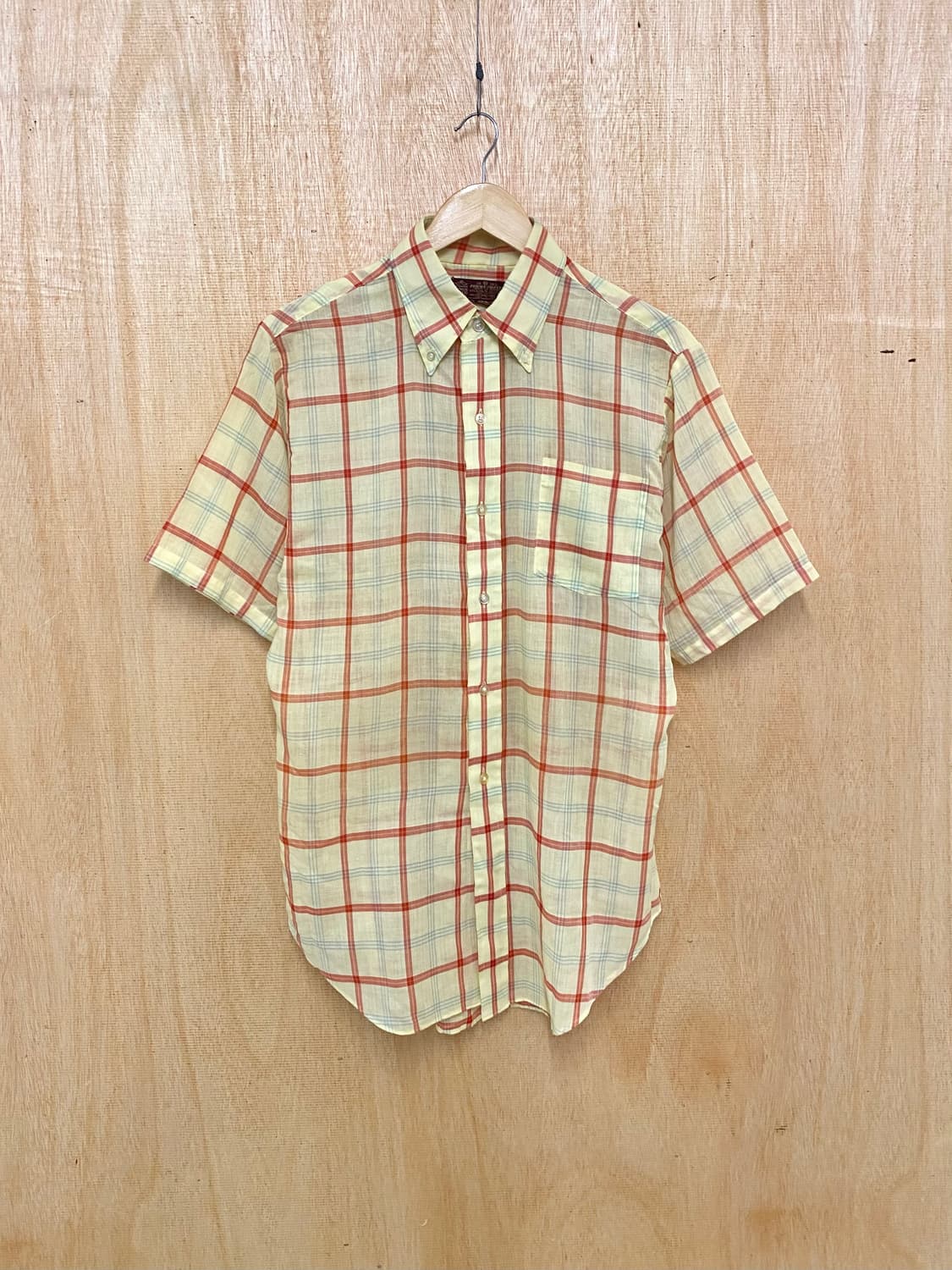 70's SEARS 1/2 check shirts 70년대 시어스 셔츠 상품이미지2