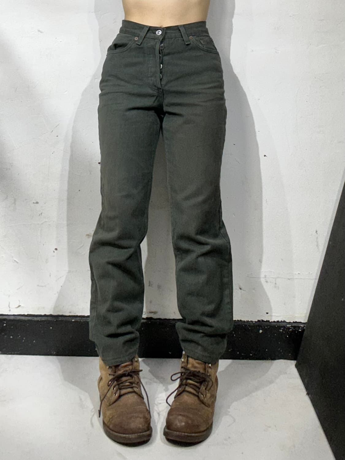 리바이스 17501 카키 워크 데님 팬츠 청바지 M 상품이미지2