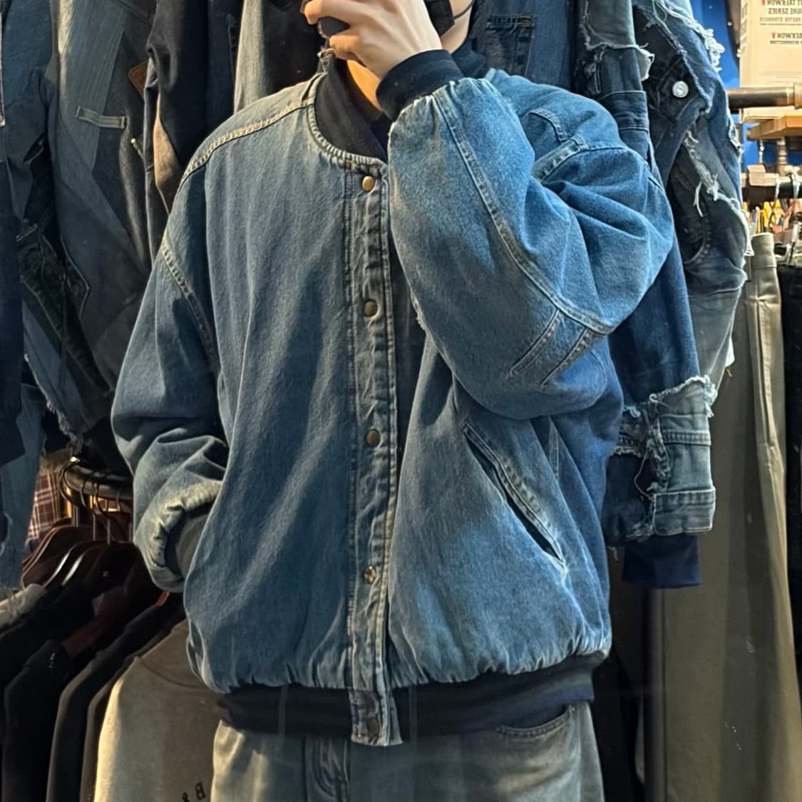 [NO.9] VTG 데님 바시티 자켓 상품이미지4