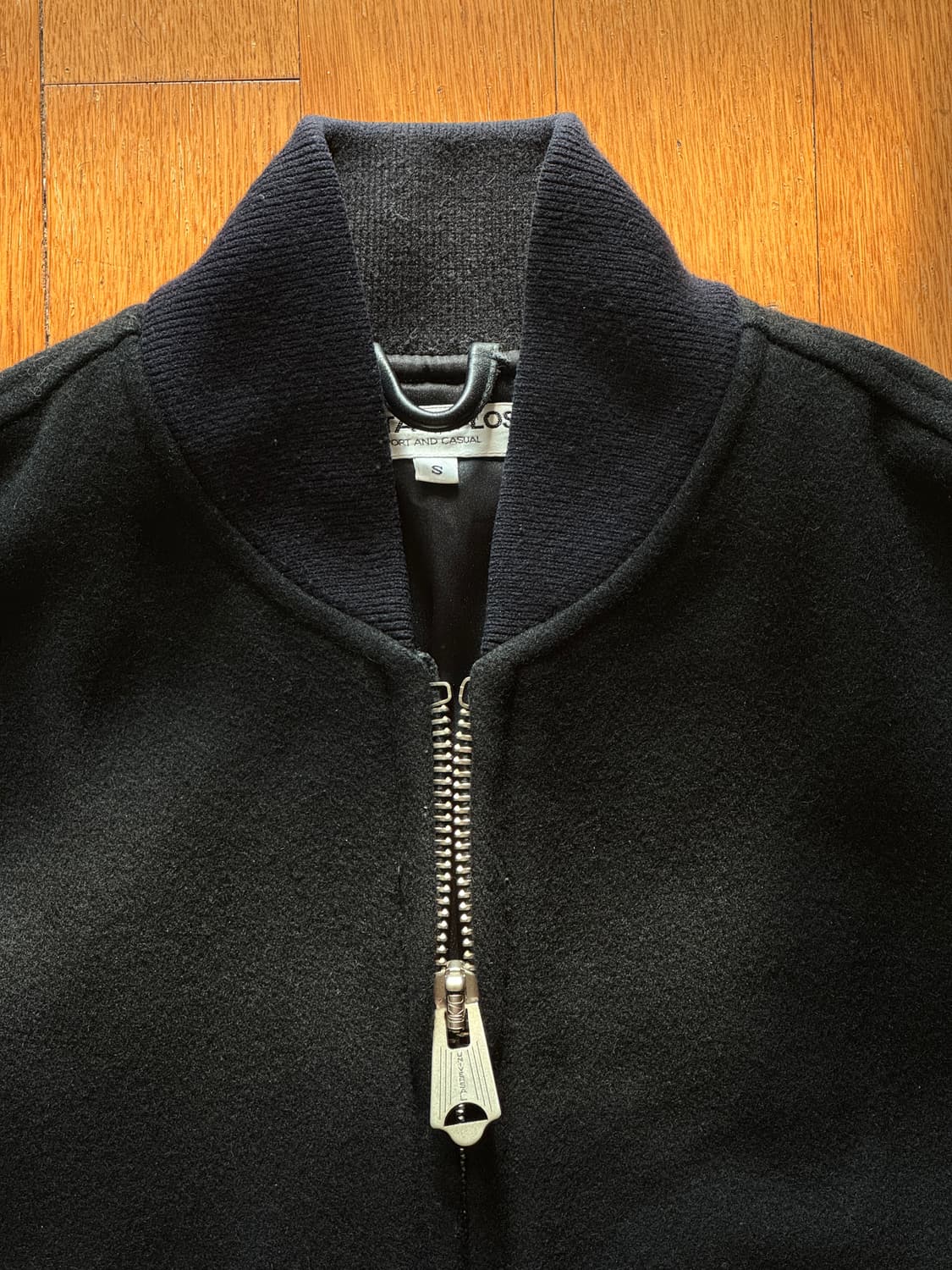 헤리티지 플로스 레더 바시티 자켓 S  상품이미지2