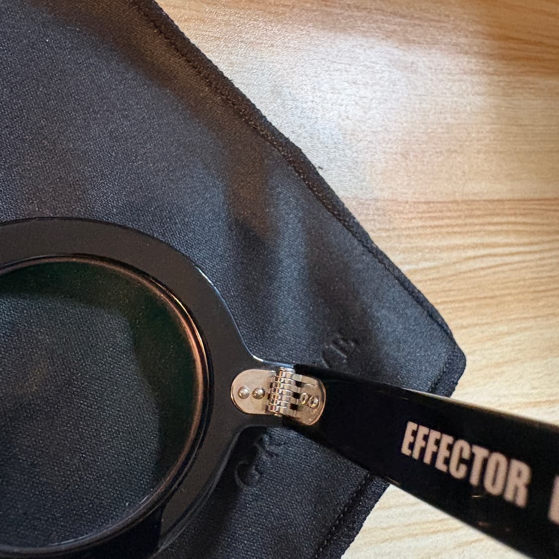 이펙터 릭 안경 블랙 원형 뿔테 상품이미지5