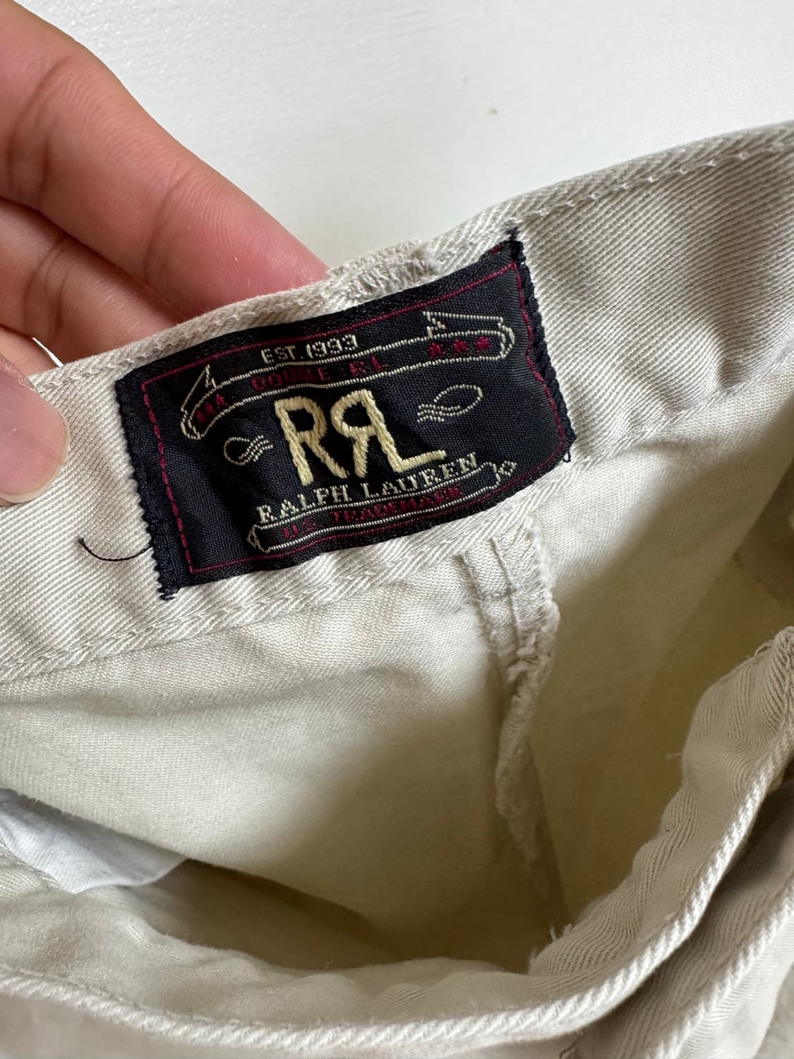 [34]RRL 투턱 치노 쇼츠(버뮤다 핏) 상품이미지3