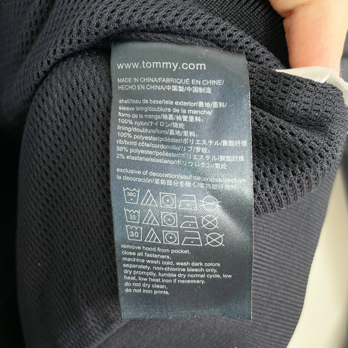 B1 타미힐피거 나일론 자켓 M사이즈 상품이미지6