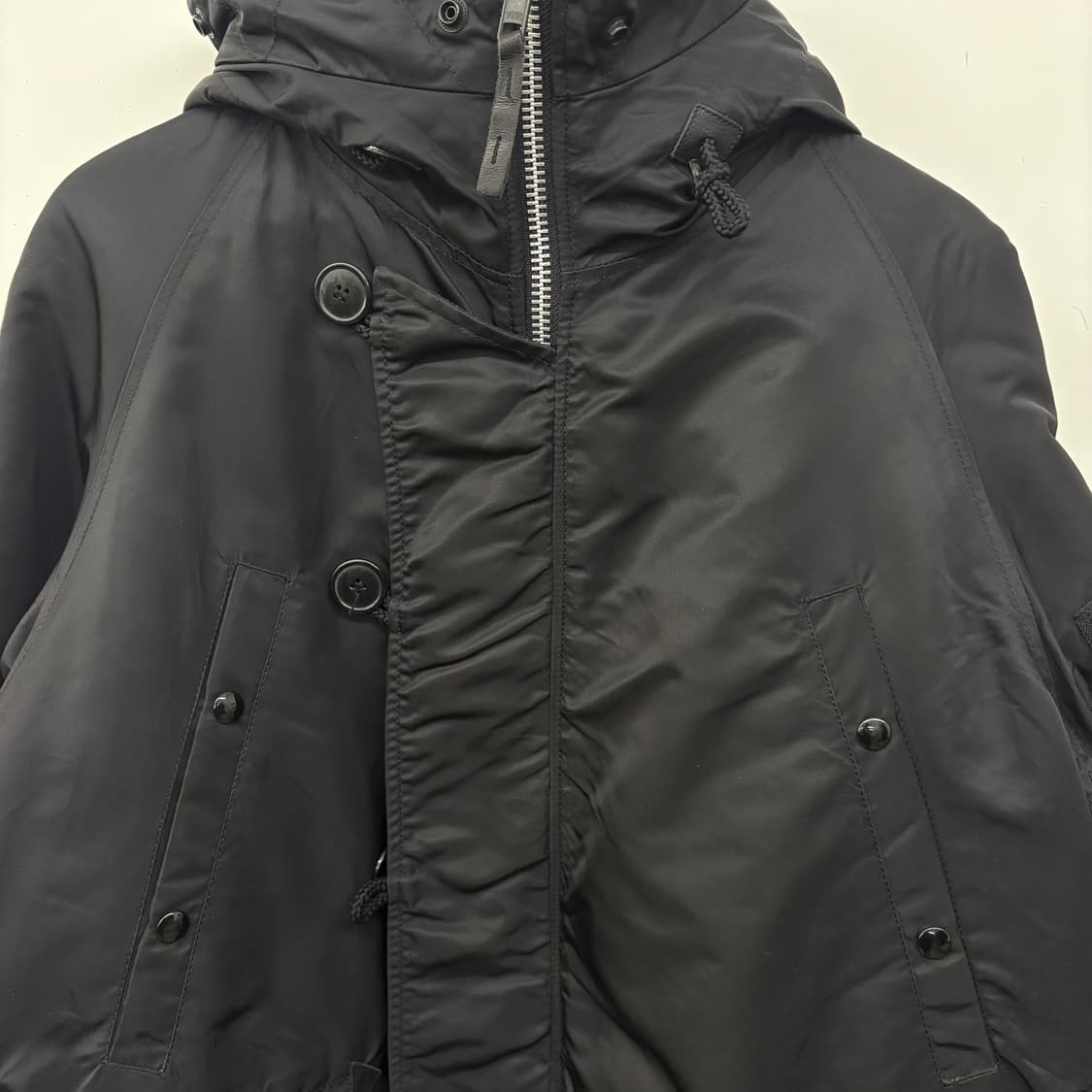 알파인더스트리 n3b 블랙 후드 패딩 점퍼 남/M 상품이미지2