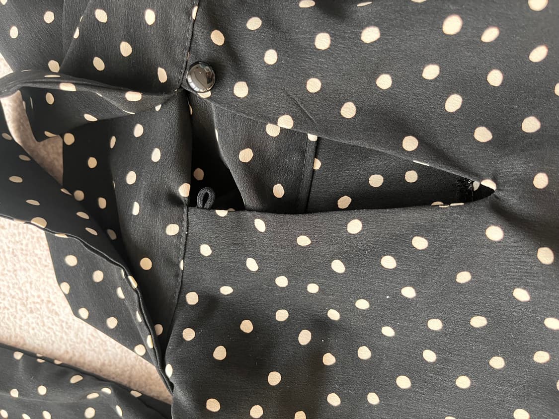 하이넥 도트블라우스 상품이미지5